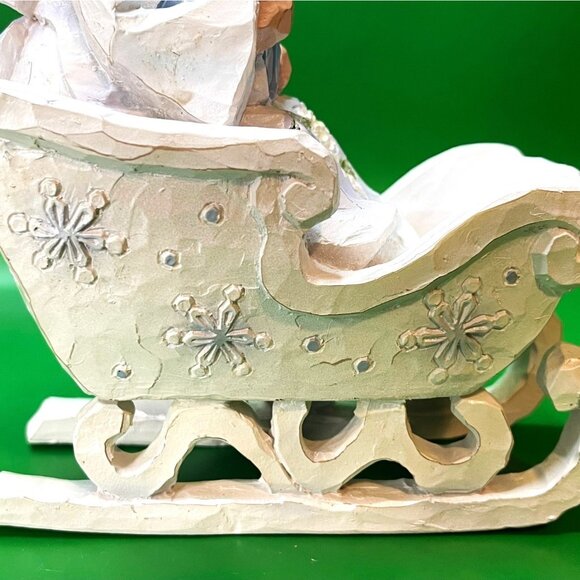 Roman Angel Accents Cheer 71464 Sleigh Figurine Christmas Tabletop 2001 Gift - Picture 9 of 14